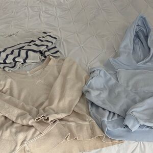 Set of 3 Aerie & Hollister tops